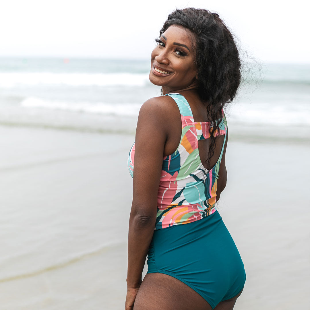V neck bathing suit on sale