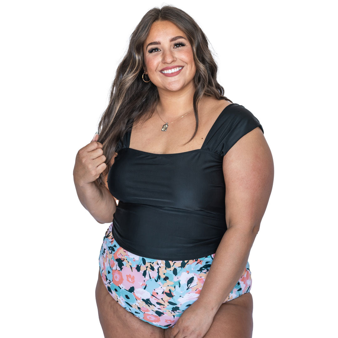 Thick Strap Tankini Top