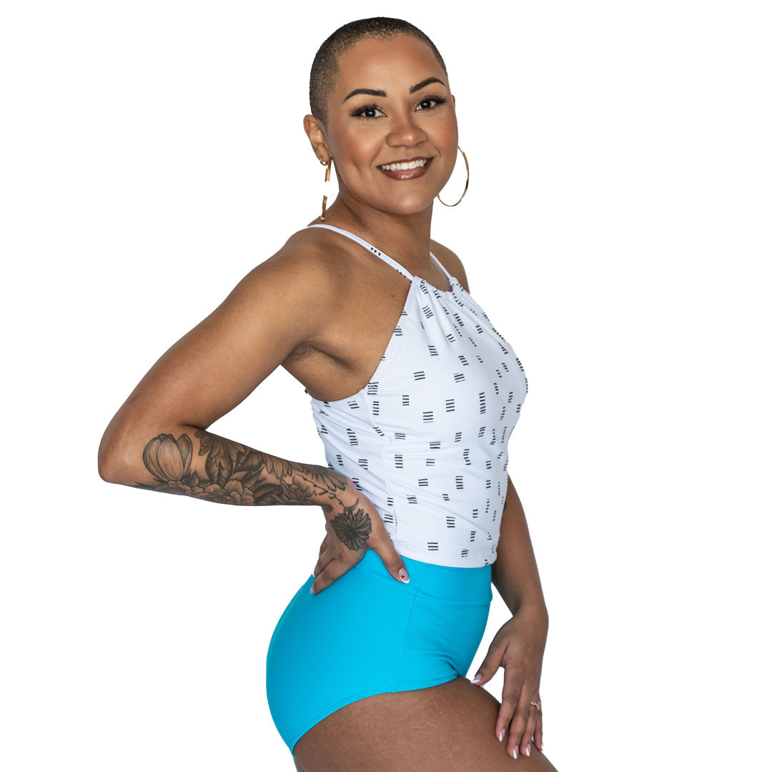 High Neck Tankini Top