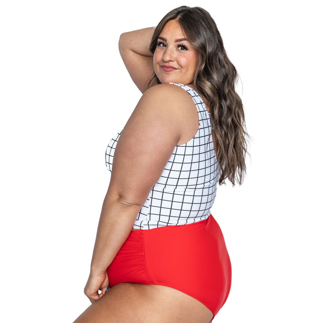 V Neck Tankini Top