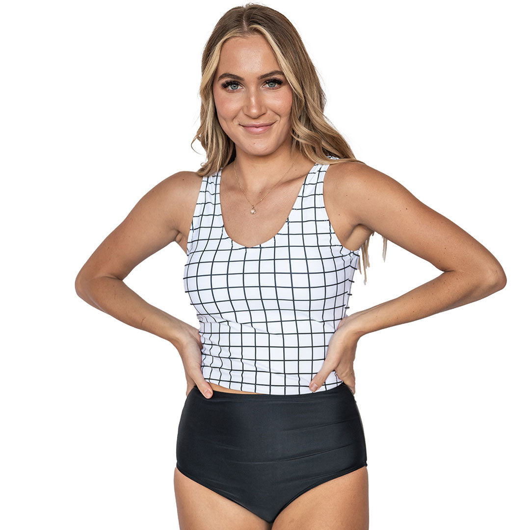 V Neck Tankini Top
