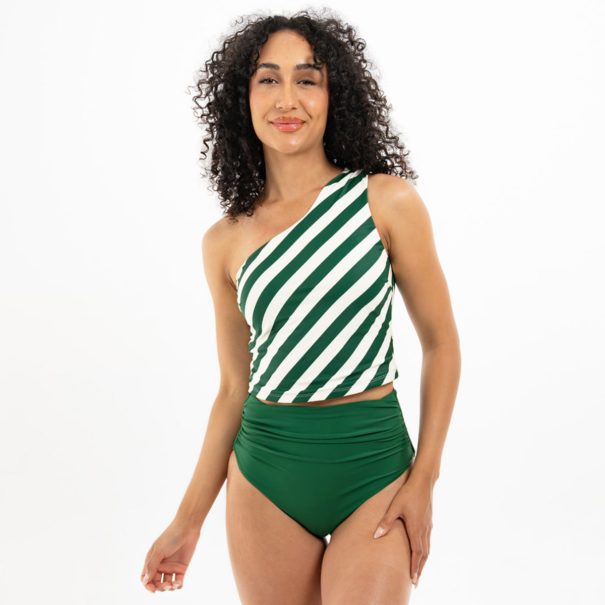Single Shoulder Tankini Top, image 21 of 50