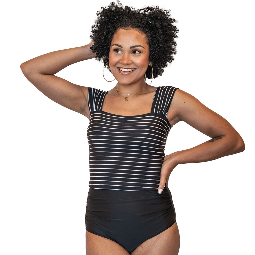Thick Strap Tankini Top