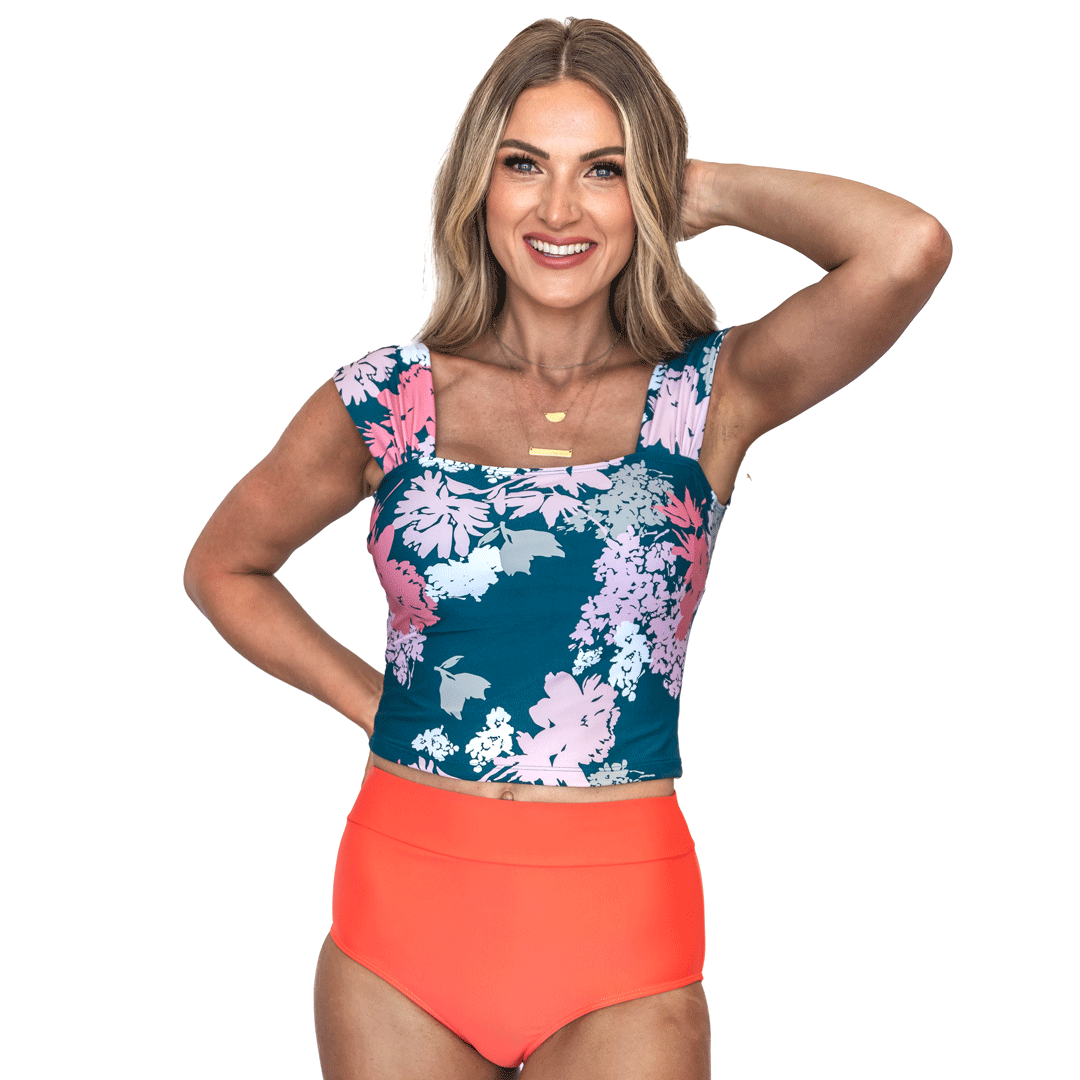 Thick Strap Tankini Top