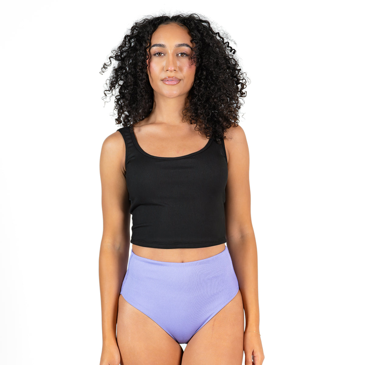 Sporty Cross Back Tankini Top