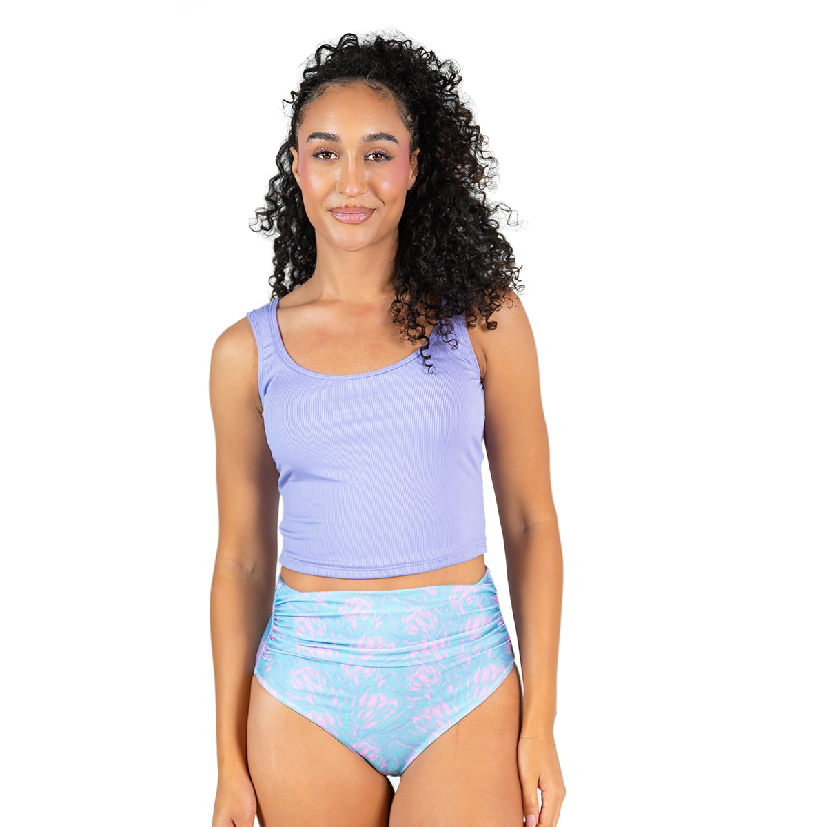 Ruched High Cut Seamless Bottoms