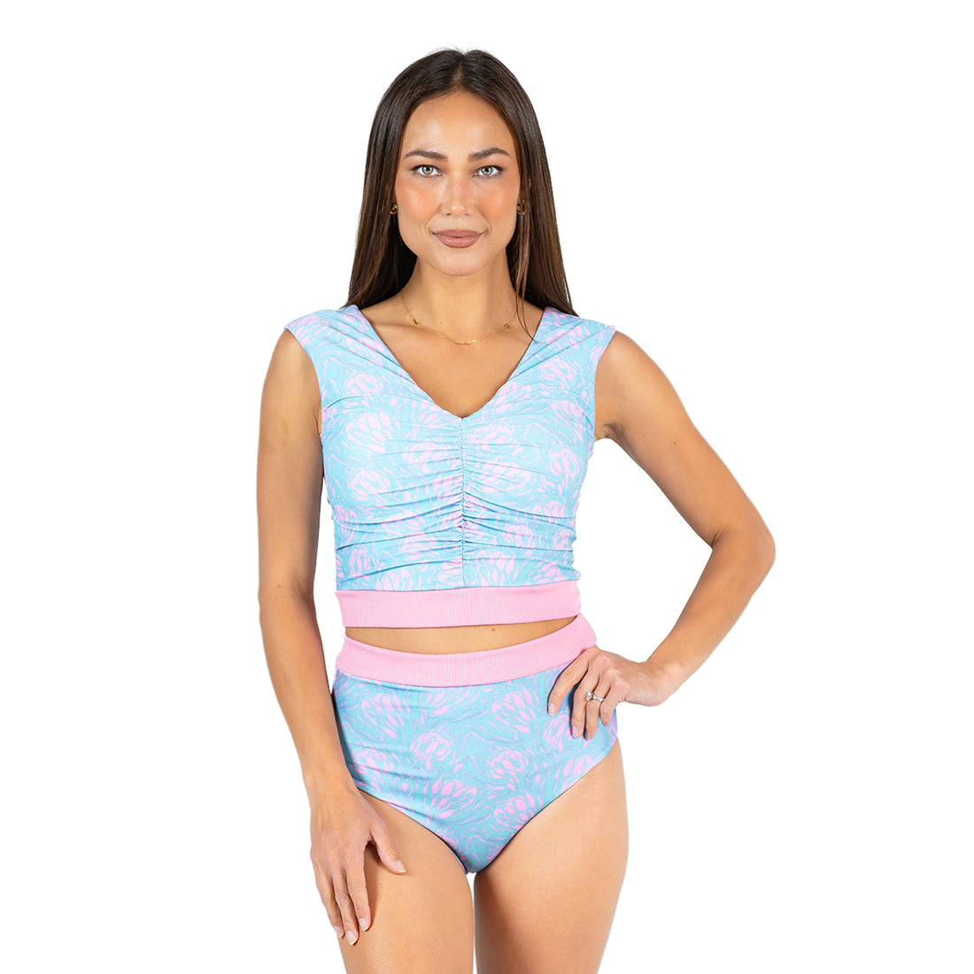 Seamless Waistband High Cut Bottoms by Janela Bay