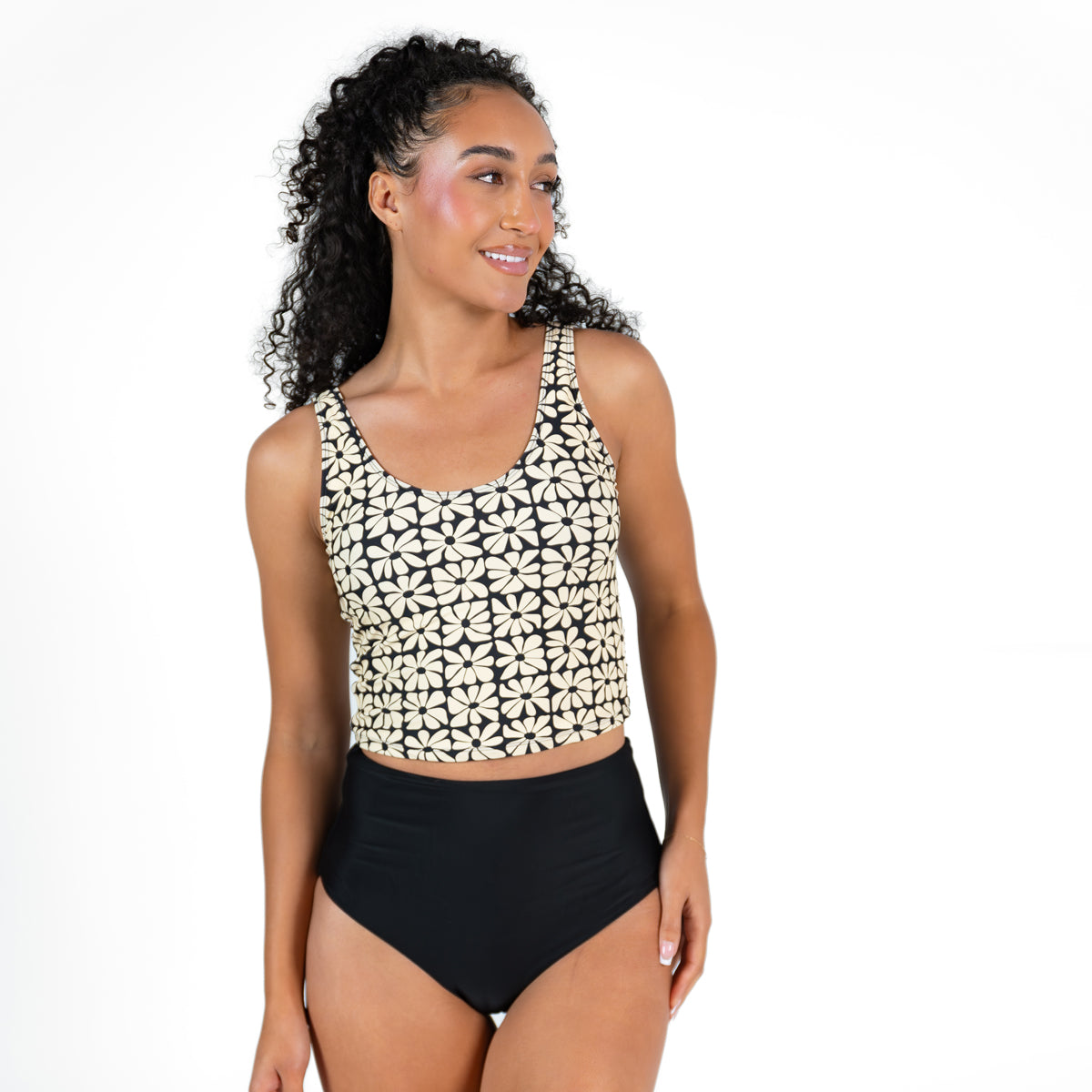 Triple Bow Back Tankini Top