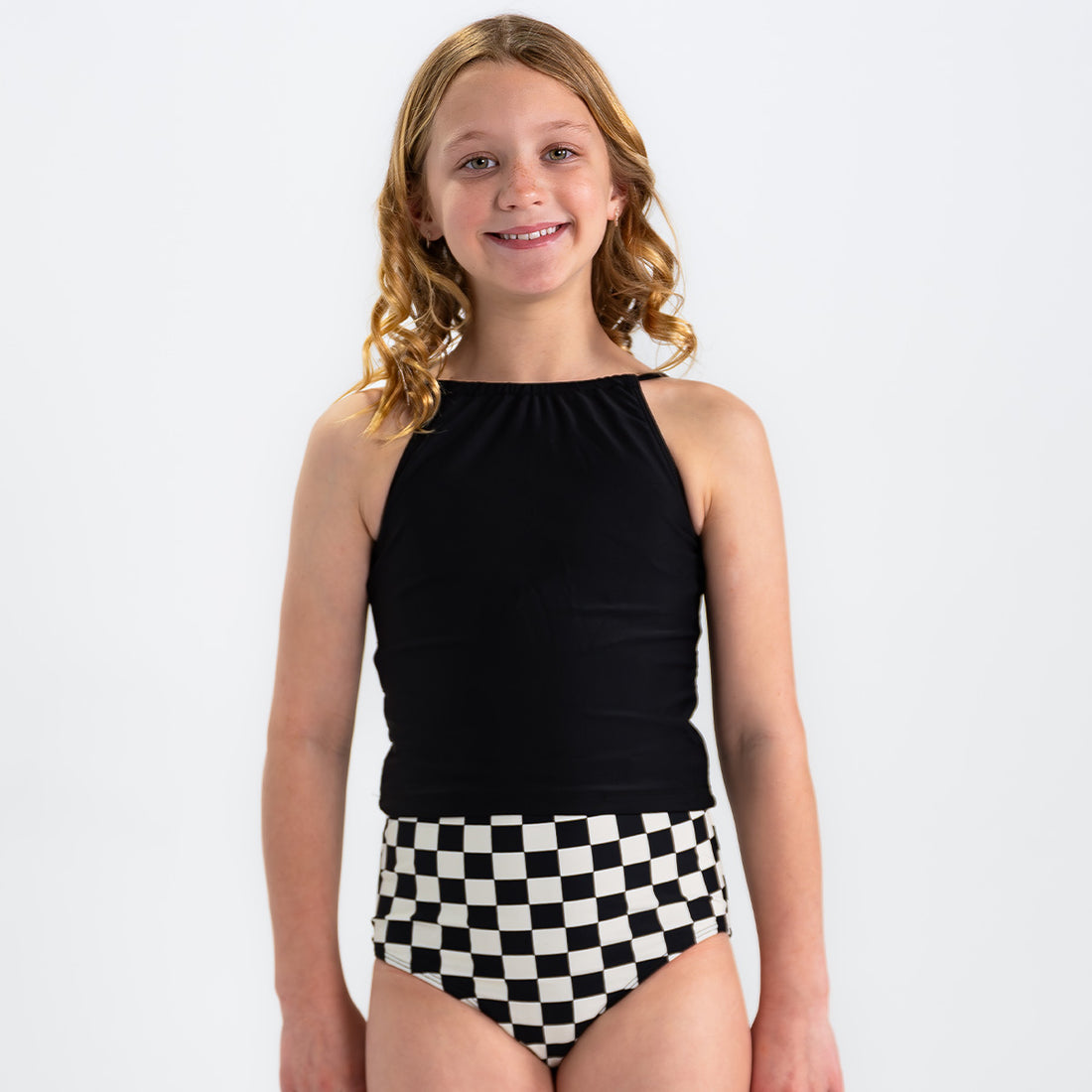 Original High Waist Bottoms (Girls), Mulberry Pink / 2T, alternate product image by Janela Bay