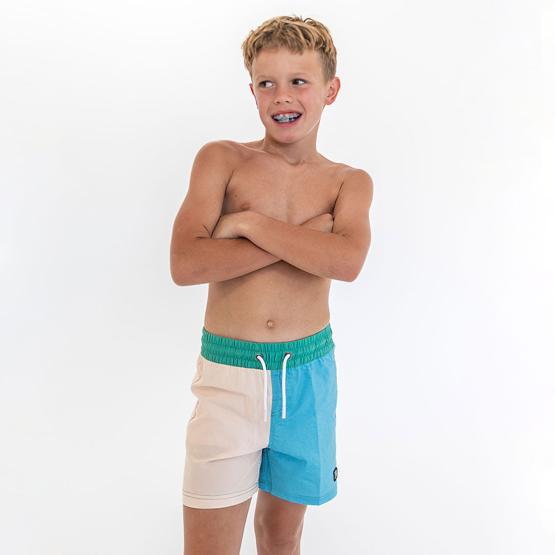 Reef Shorts (Boys), Green Blue Ivory CB / Boys 2T, alternate product image by Janela Bay