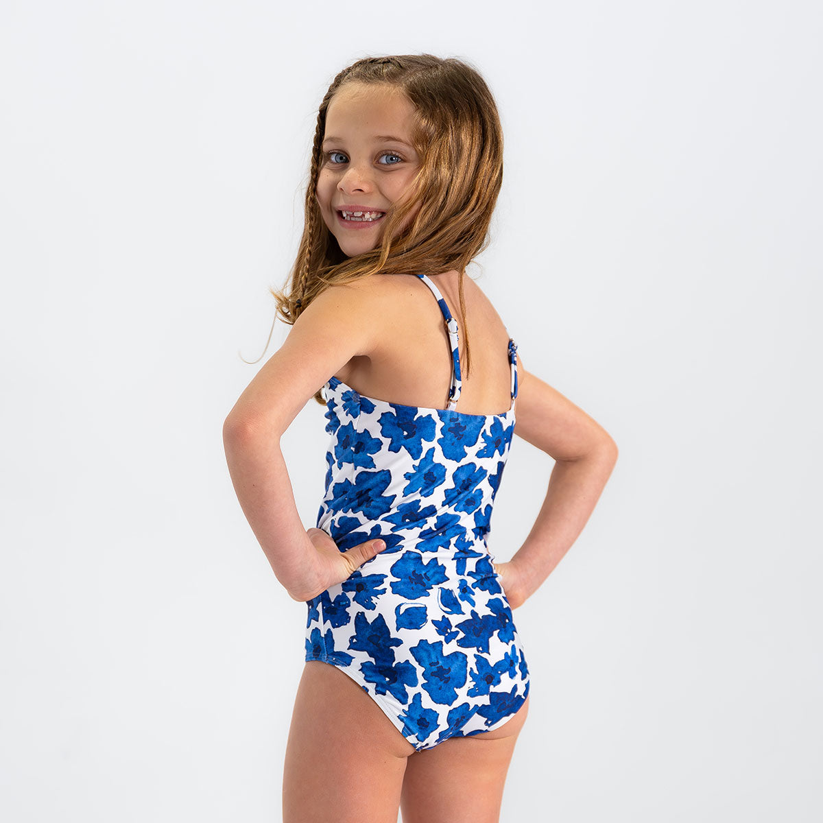 High Neck One Piece Swimsuit (Girls)