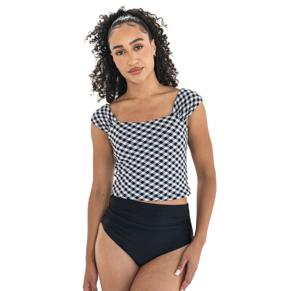 Drop Sleeve Tankini Top by Janela Bay