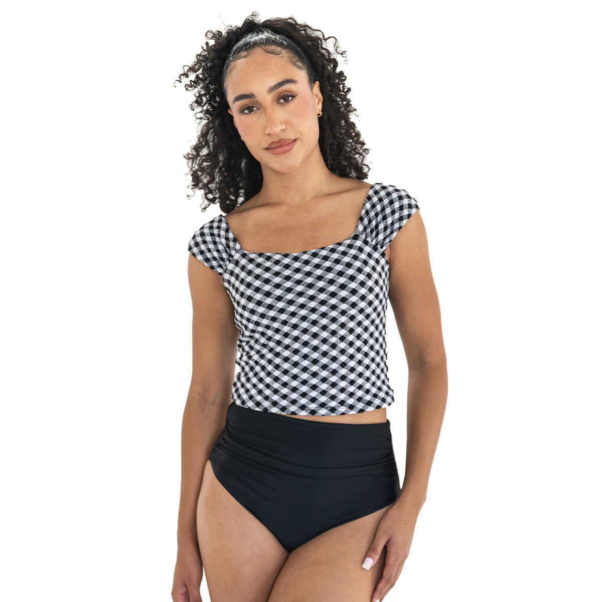 Drop Sleeve Tankini Top