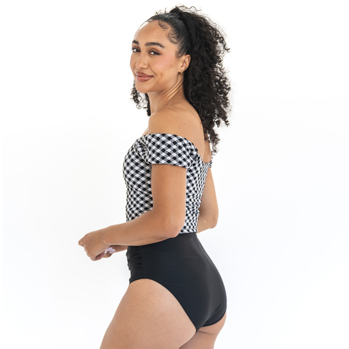 Drop Sleeve Tankini Top