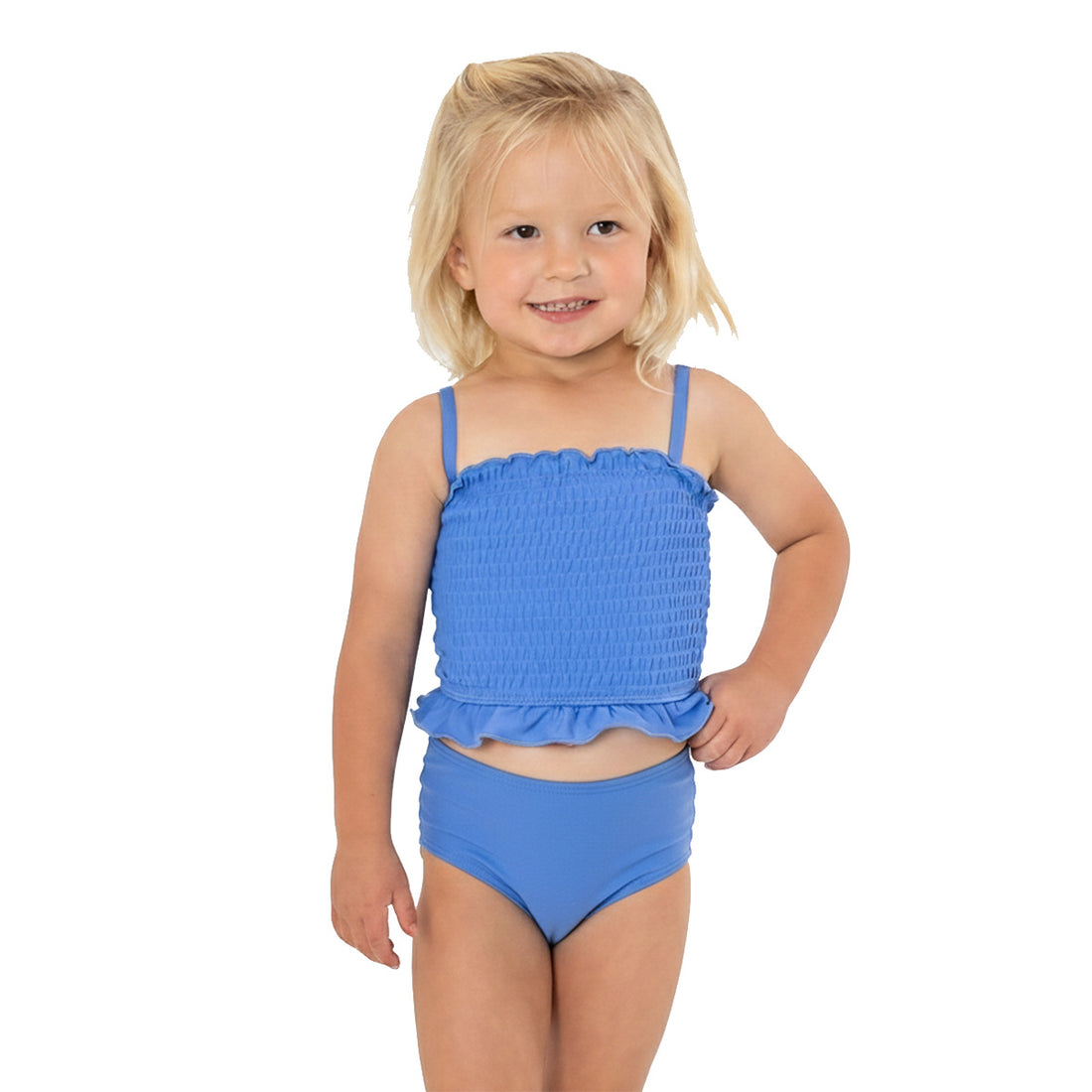 Original High Waist Bottoms (Girls), Periwinkle / 2T, alternate product image by Janela Bay