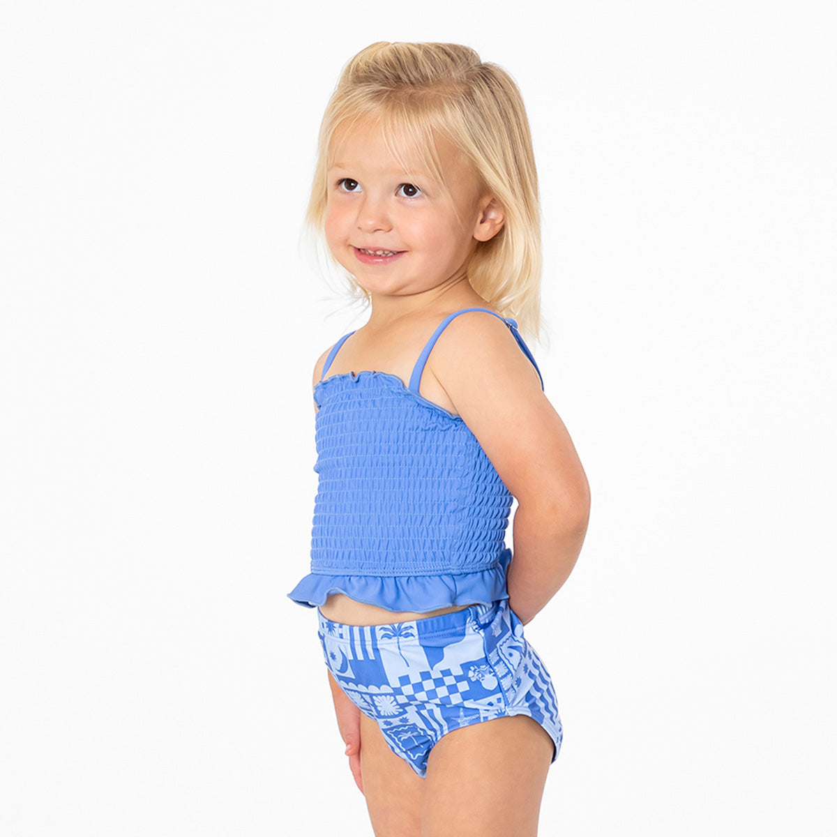 Smocked Tankini Top (Girls)