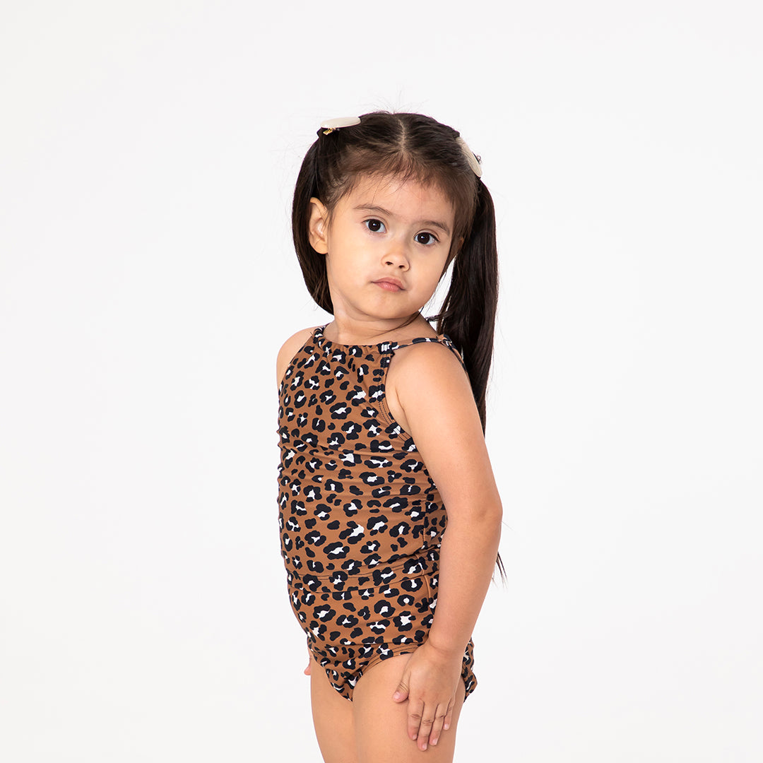 Original High Waist Bottoms (Girls), Leopard / 2T, alternate product image by Janela Bay