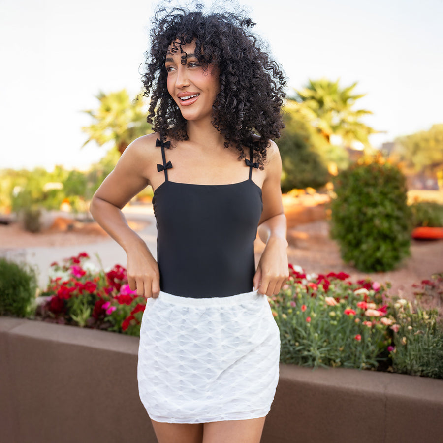 Mesh Double Layer Skirt