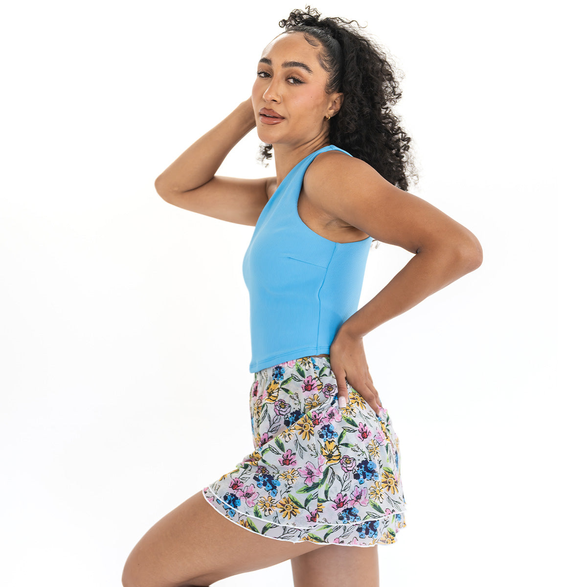 Mesh Double Layer Skirt