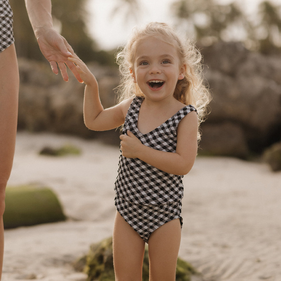 Girls V Neck Tankini Top | Modest Swimwear - Janela Bay