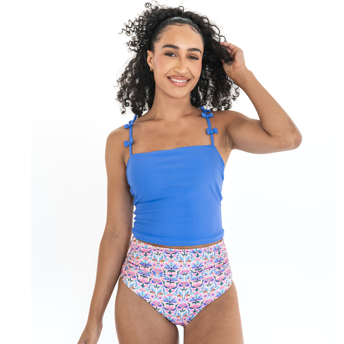 Repeating Bow Tankini Top
