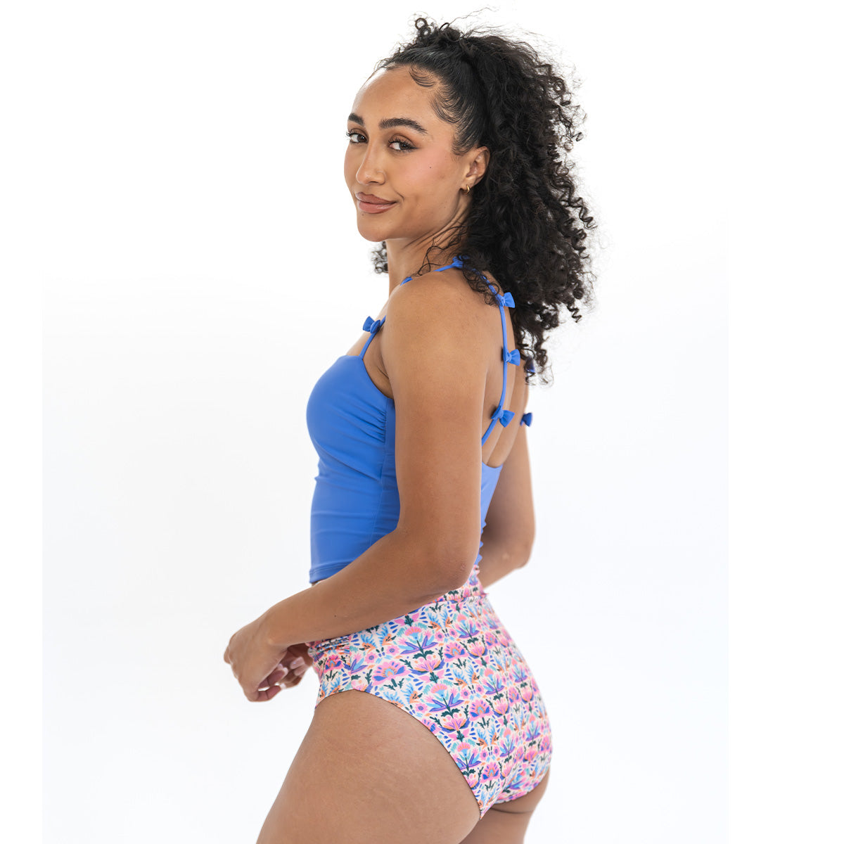 Repeating Bow Tankini Top