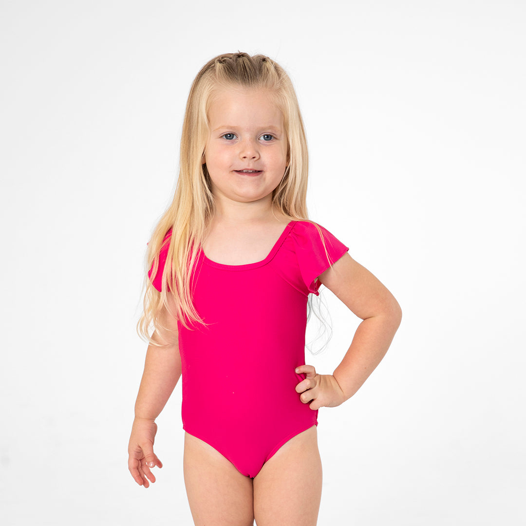 Ruffle Sleeve One Piece (Girls) – Janela Bay