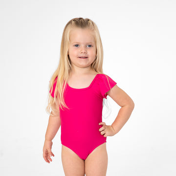 Ruffle Sleeve One Piece (Girls)