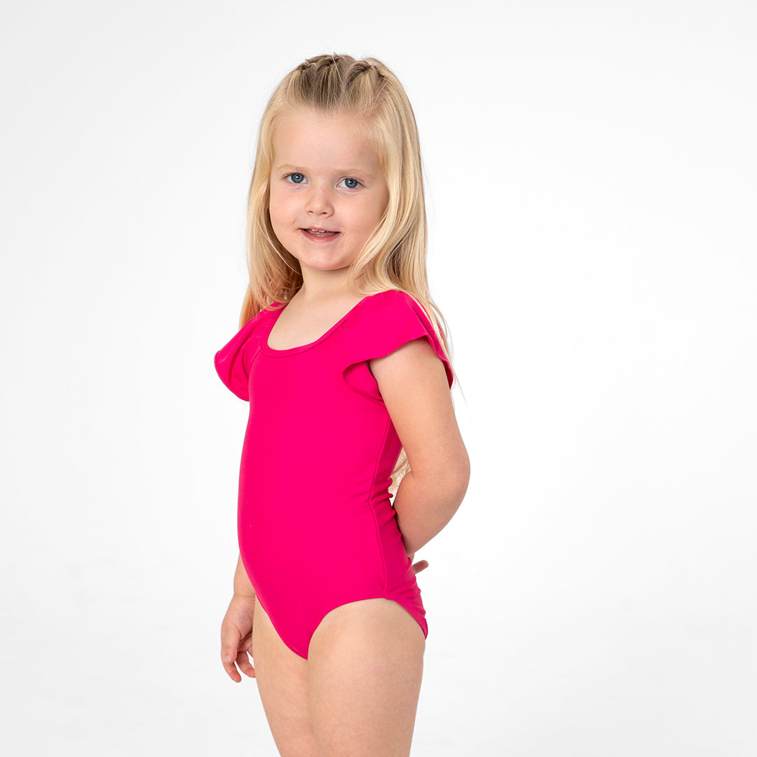 Ruffle Sleeve One Piece (Girls) – Janela Bay