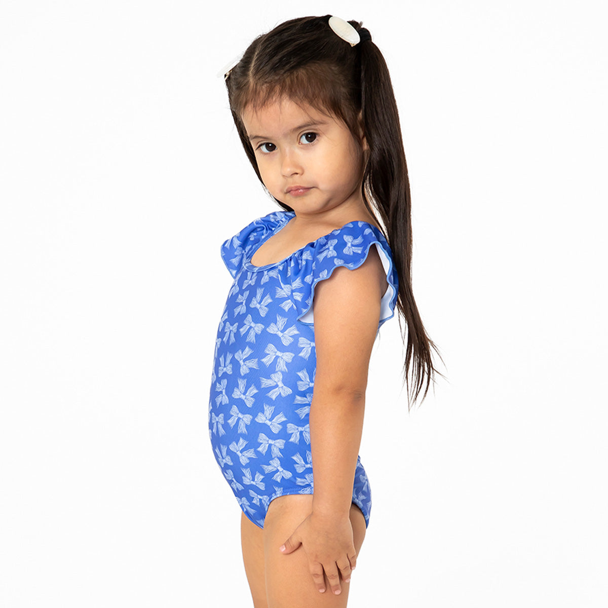 Ruffle Sleeve One Piece (Girls)