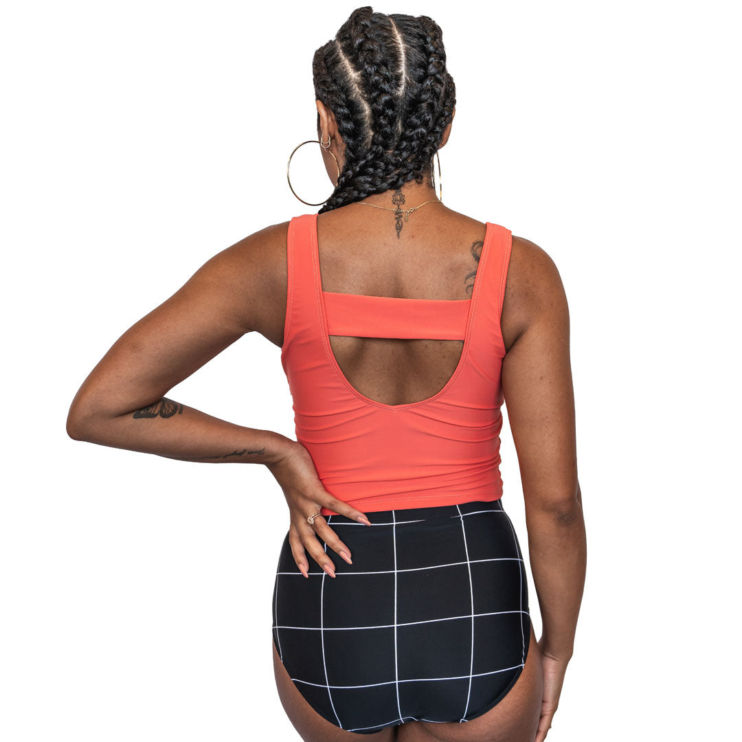 V Neck Tankini Top