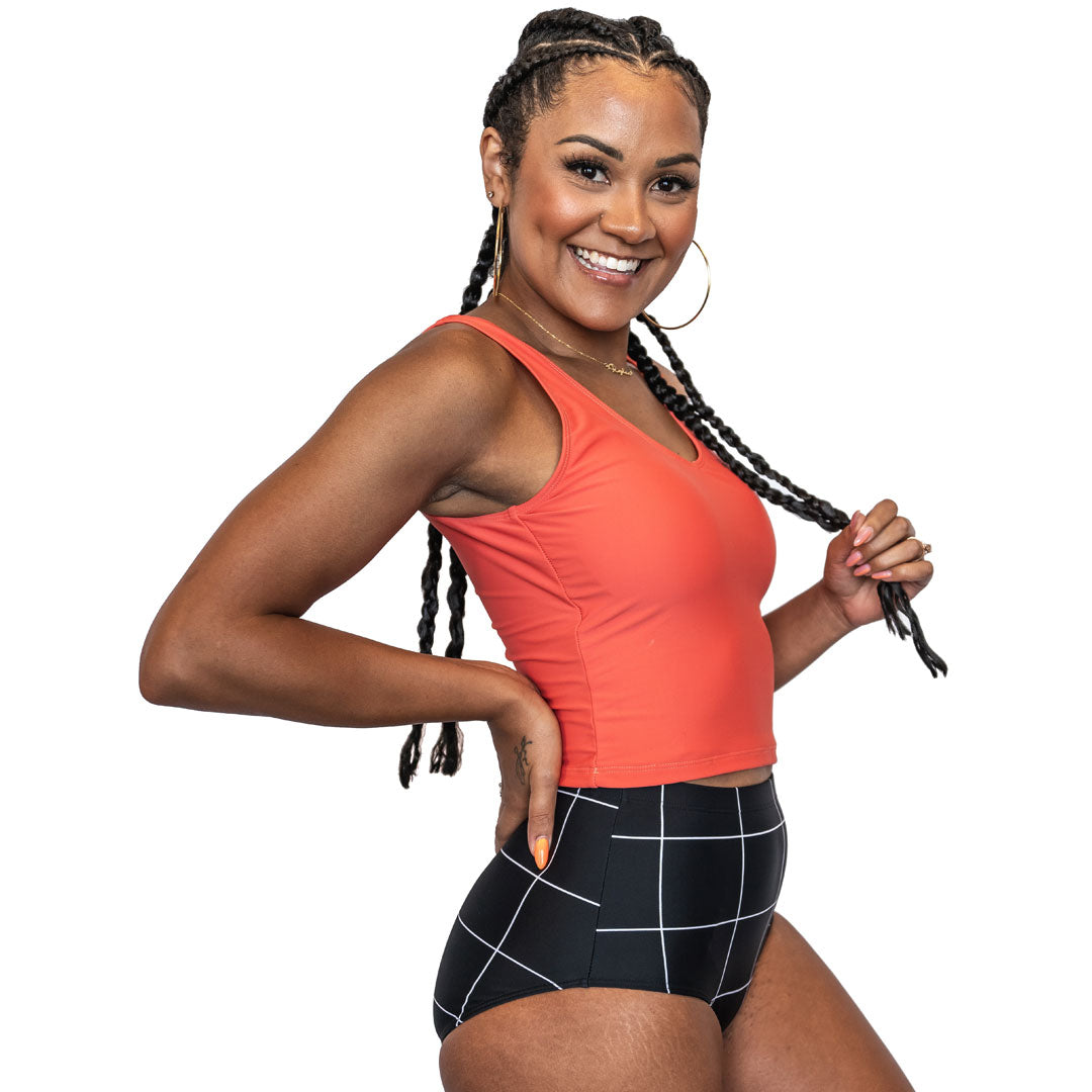 V Neck Tankini Top