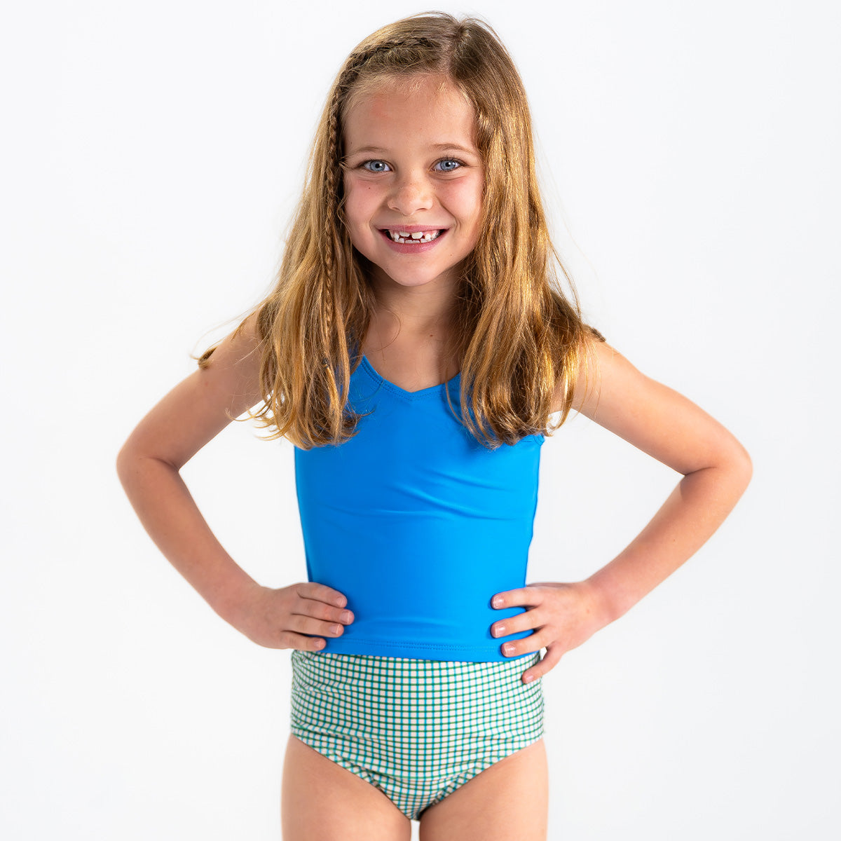 V Neck Tankini Top (Girls)