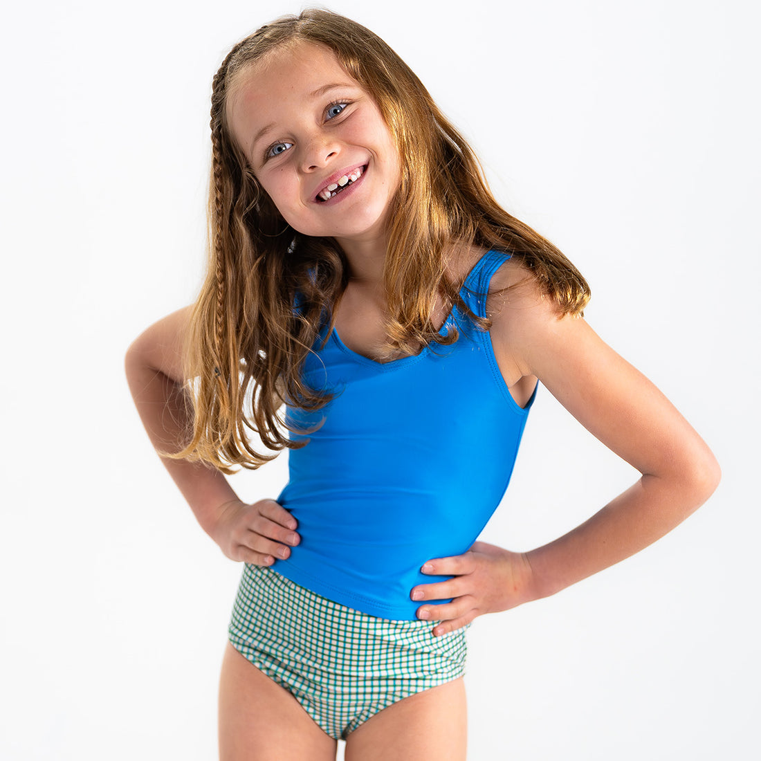 V Neck Tankini Top (Girls)