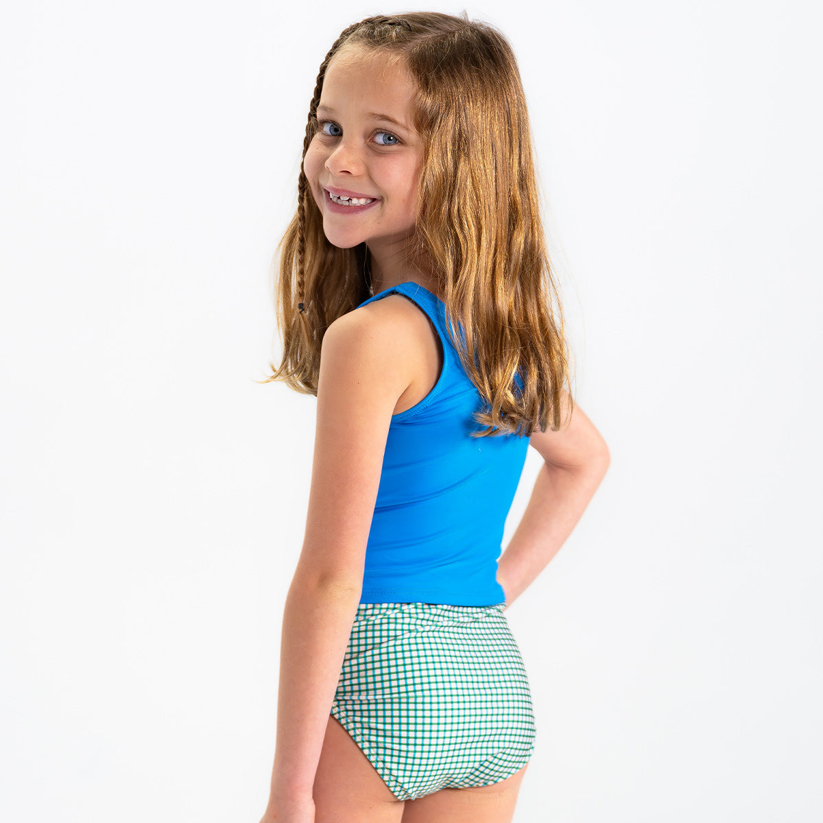 V Neck Tankini Top (Girls)