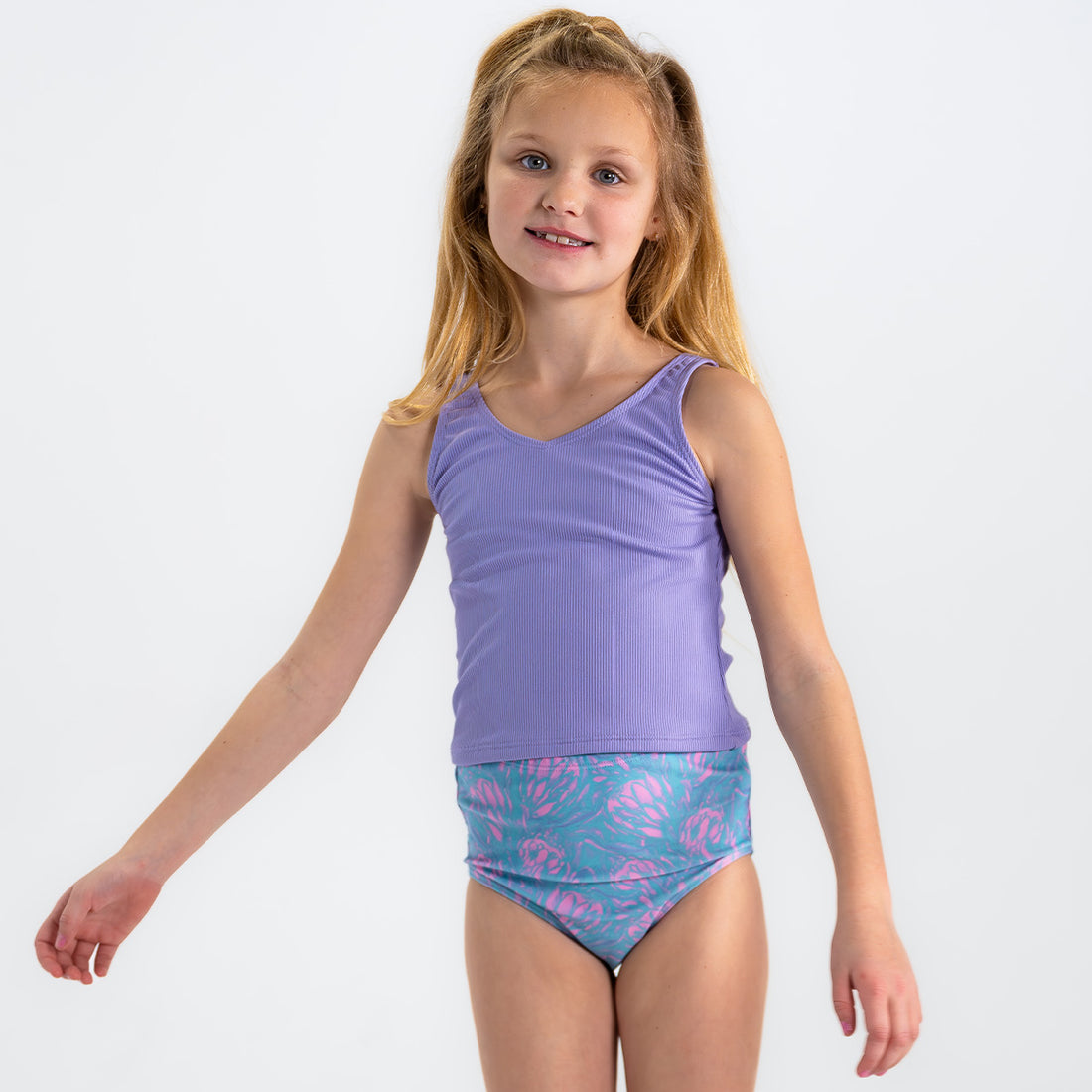 V Neck Tankini Top (Girls)