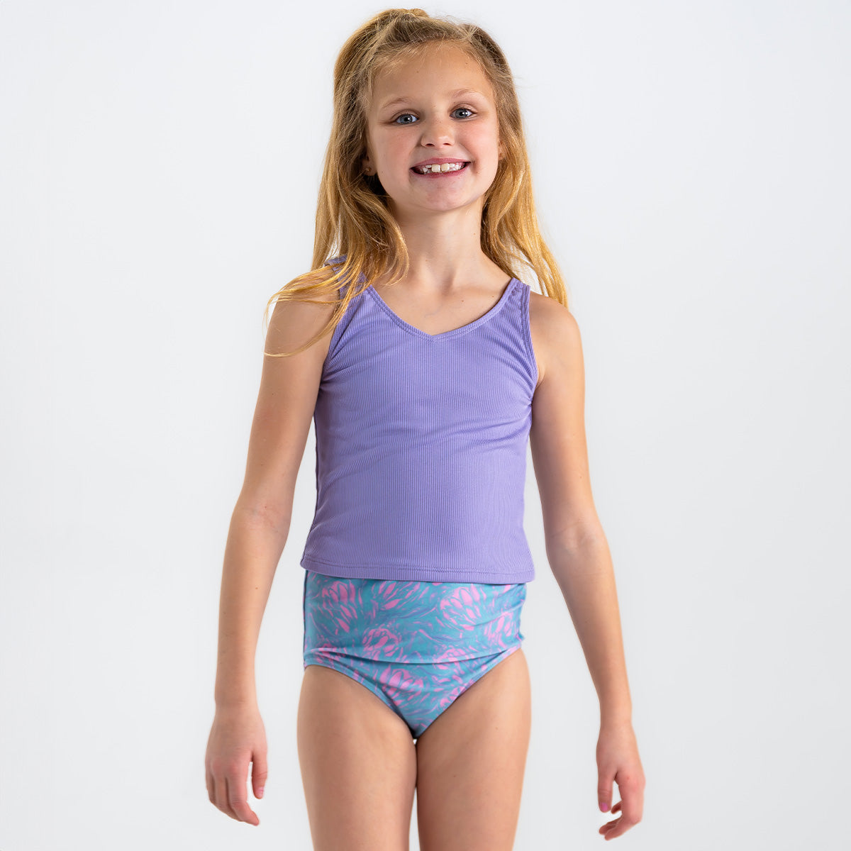 V Neck Tankini Top (Girls)