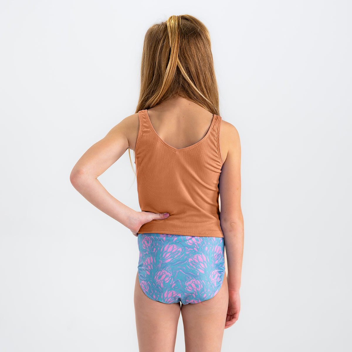 V Neck Tankini Top (Girls)