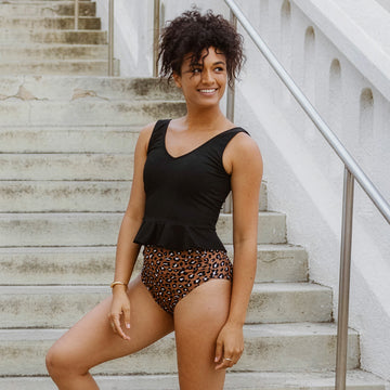 Ruched High Waist Bottoms