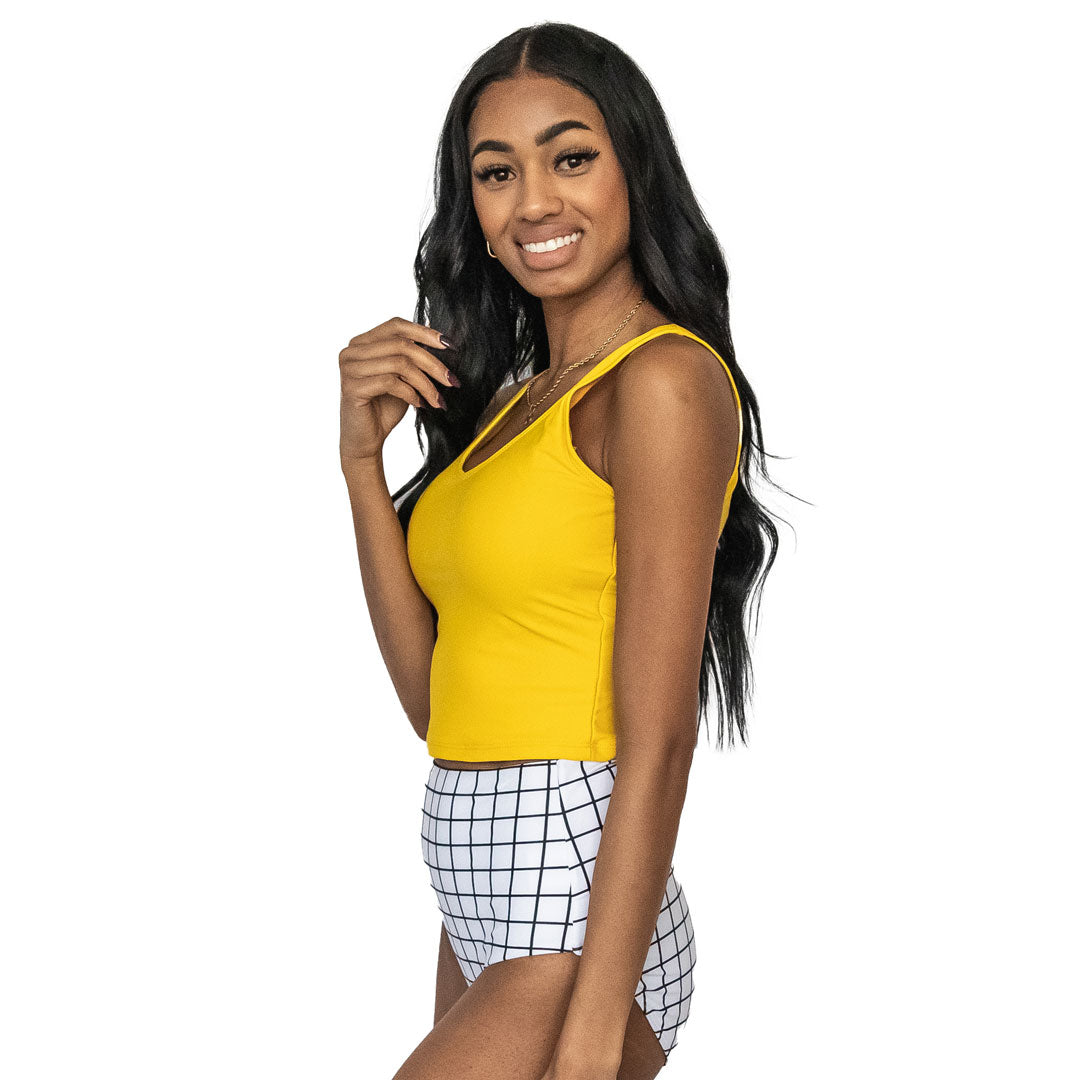 V Neck Tankini Top