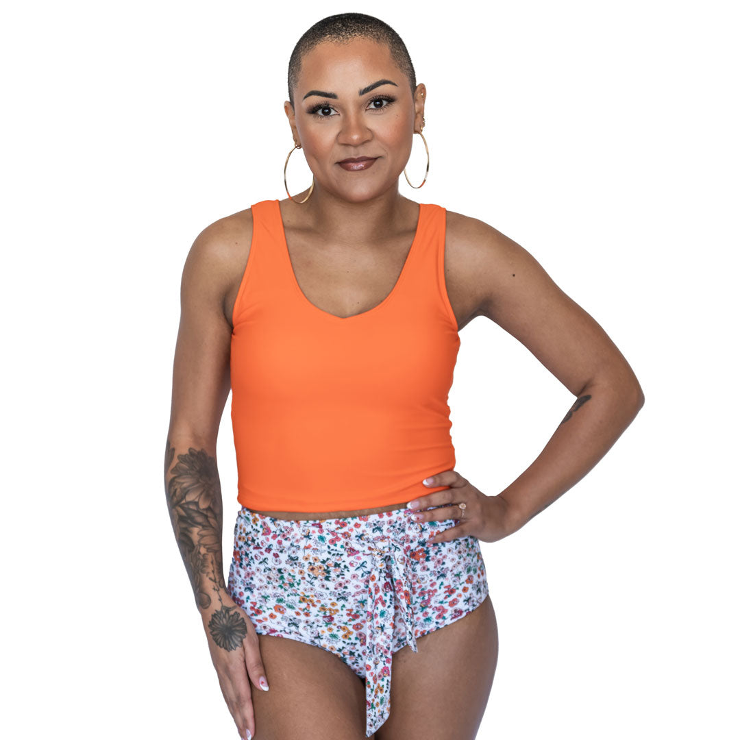 V Neck Tankini Top