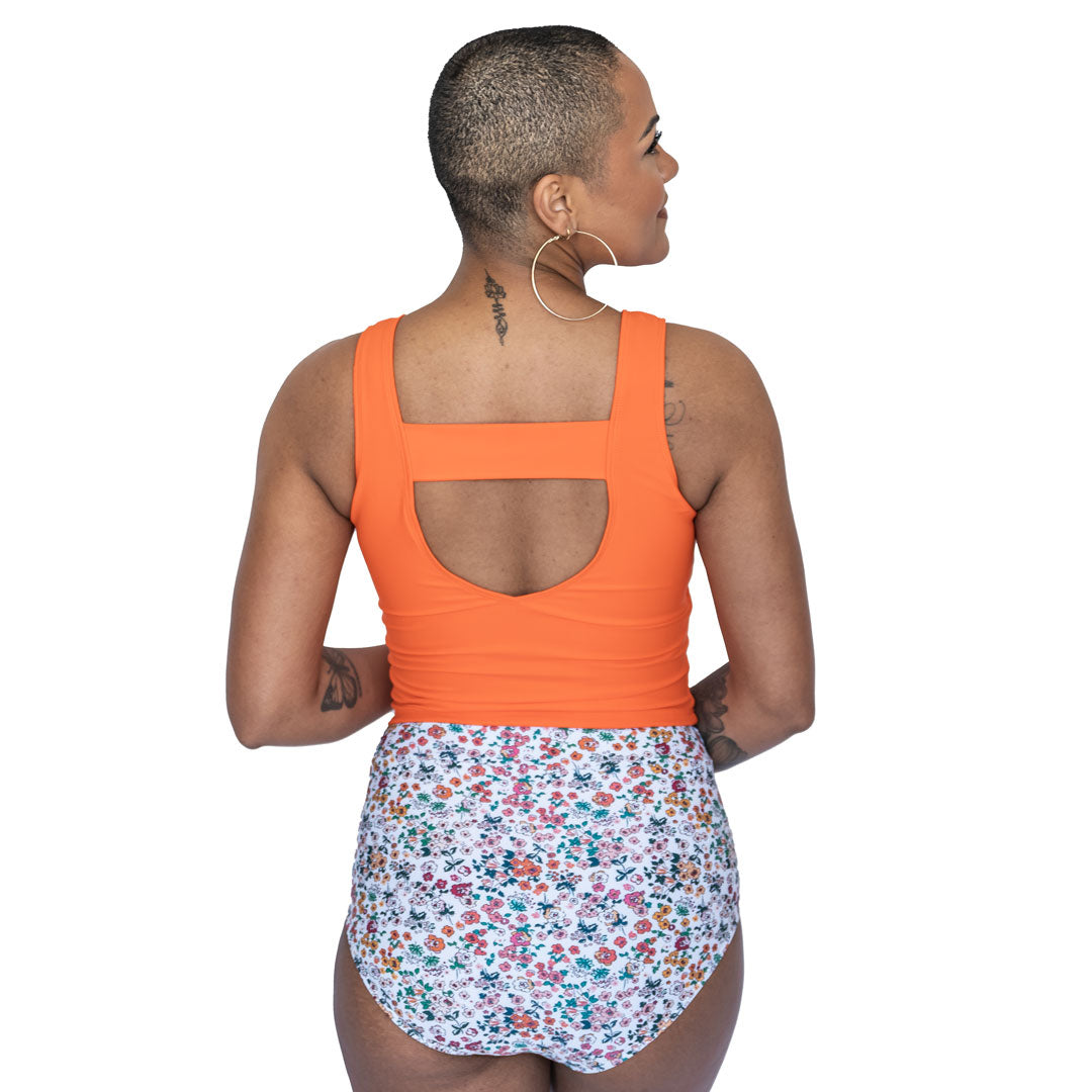 V Neck Tankini Top