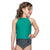High Neck Crop Tankini Top (Girls)