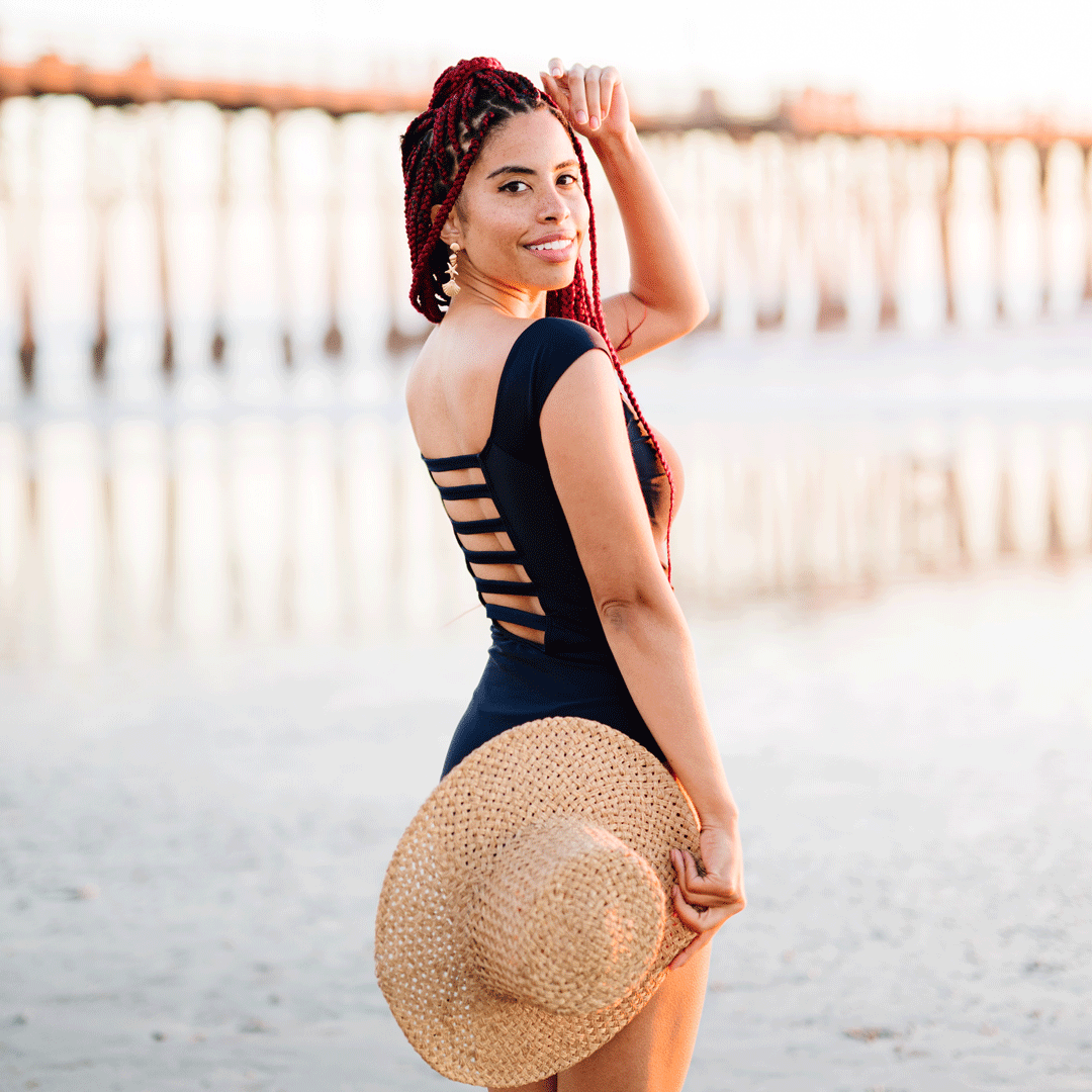 Off The Shoulder One Piece Swimsuit | Bardot One Piece